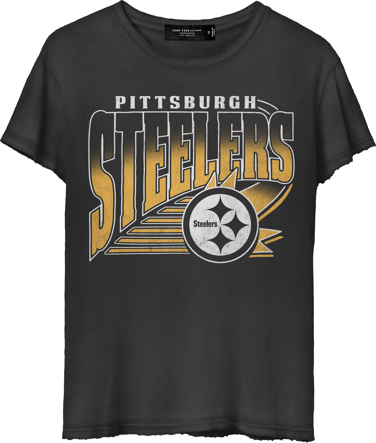 Junk Food - Womens Steelers Vintage T-Shirt  Dress Code
