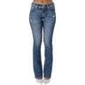 Miss Me - Womens Mid-Rise Bootcut Jeans