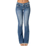 Miss Me - Womens Heavenly Jenny Mid-Rise Bootcut Jeans