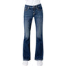 Miss Me - Womens Little Flower Mid-Rise Bootcut Jeans