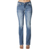 Miss Me - Womens 32" Western Mid-Rise Slim Bootcut Jeans