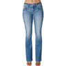 Miss Me - Womens 32" Wing Pocket Mid-Rise Bootcut Jeans