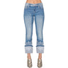 Miss Me - Womens Mid-Rise Crop Straight Jeans