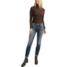 Silver Jeans - Womens Boyfriend Mid Rise Slim Leg Jeans
