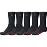 Globe - Mens Og Logo Hi Crew 5 Pack Sock