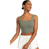 Roxy - Womens Hibiscus Roja Fitted Tank Top