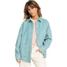 Roxy - Womens Kick Back Washed Corduroy Long Sleeve Overshirt