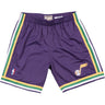 Mitchell And Ness - Utah Jazz Mens Nba Road Swingman 91-92 Shorts