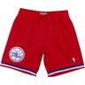 Mitchell And Ness - Philadelphia 76Ers Mens Nba Swingman 2002 Shorts