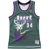 Mitchell And Ness - Milwaukee Bucks Womens Nba Womens Swingman 96 Ray Allen Jersey