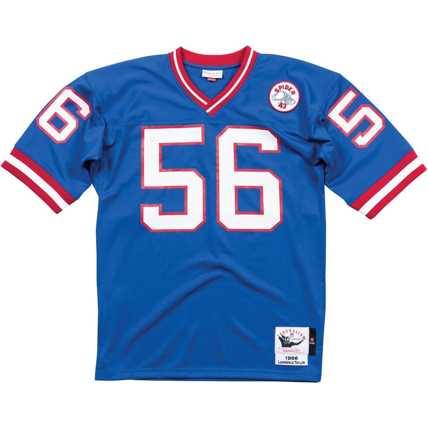 Men's Mitchell & Ness Lawrence Taylor Royal New York Giants 1986 Authentic Throwback Retired Player Jersey Men's Mitchell & Ness Lawrence Taylor Royal New York Giants 1986 Authentic Throwback Retired Player Jersey