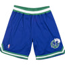 Mitchell And Ness - Mens Dallas Mavericks Nba Authentic Shorts 98