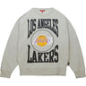 Mitchell And Ness - Womens Los Angeles Lakers Nba Logo Lightweight Crew 3.0 Top