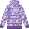 Mitchell And Ness - Mens Los Angeles Lakers Nba Teamwrap Hoodie