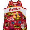 Mitchell And Ness - Mens Atlanta Hawks Nba Slap Sticker Swingman Jersey 1986 Dominique Wilkins
