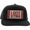 Hooey - Mens Lone Star 5-Panel Trucker Cap With Rectangle Patch