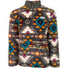 Hooey - Mens Aztec Fleece Pullover With Collar