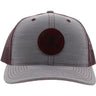 Hooey - Mens Blush 6-Panel Trucker Cap With Circle Patch