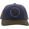 Roughy - Mens Strap 6-Panel Trucker Cap With Logo