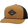 Habitat - Mens Graphite 6-Panel Trucker Cap With Diamond Patch