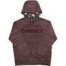 Hooey - Mens Lock-Up Hoodie With Logo Across The Chest Kangaroo Pocket And Hood & Internal Phone Pocket