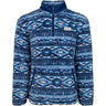 Hooey - Mens Aztec Fleece Pullover With Collar