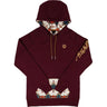 Hooey - Womens Monterrey Hoodie With Multi Color Pattern On Kangaroo Pocket And Hood With On The Sleeve & With A Internal Phone Pocket
