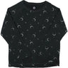 Hooey - Womens Homey Pullover Dark Lounge Pullover With Moon And Stars All Over