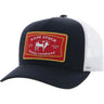 Hooey - Mens Rank Stock 5-Panel Trucker Cap With Rectangle Patch