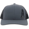 Hog - Mens 6-Panel Trucker Cap With Embroidered Logo