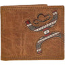 Hooey - Unisex Original Laser Cut Hands-Up Logo Bi-Fold Wallet With Nomad Print Inlay