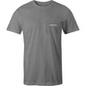 Hooey - Mens Liberty Roper Crew Neck Reactive Dye Short Sleeve T-Shirt With Flag On Back