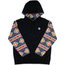 Hooey - Youth Summit Hoodie With Aztec Pattern Sleeves Kangaroo Pocket And Hood & Internal Phone Pocket