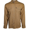 Hooey - Mens Sol Tigers Eye Long Sleeve Pearl Snap Shirt With Lens Cleaner