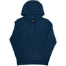 Hooey - Womens Mesa Hoodie With Aztec Pattern All Over With Studs Kangaroo Pocket And Hood & Internal Phone Pocket