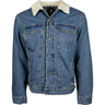 Hooey - Mens Denim Jacket Denim With Sherpa And Fleece Lining