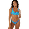 Roxy - Womens Island Time Reversible Square Neck Bralette Bikini Top