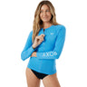 Roxy - Womens New Essentials Long Sleeve Zipped Lycra Rashguard