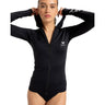 Roxy - Womens New Essentials Hoodie Zipped Lycra Rashguard