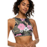 Roxy - Womens The Pop Up Crop Top Bikini Top