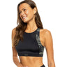 Roxy - Womens Pro The Pop Up Crop Bikini Top