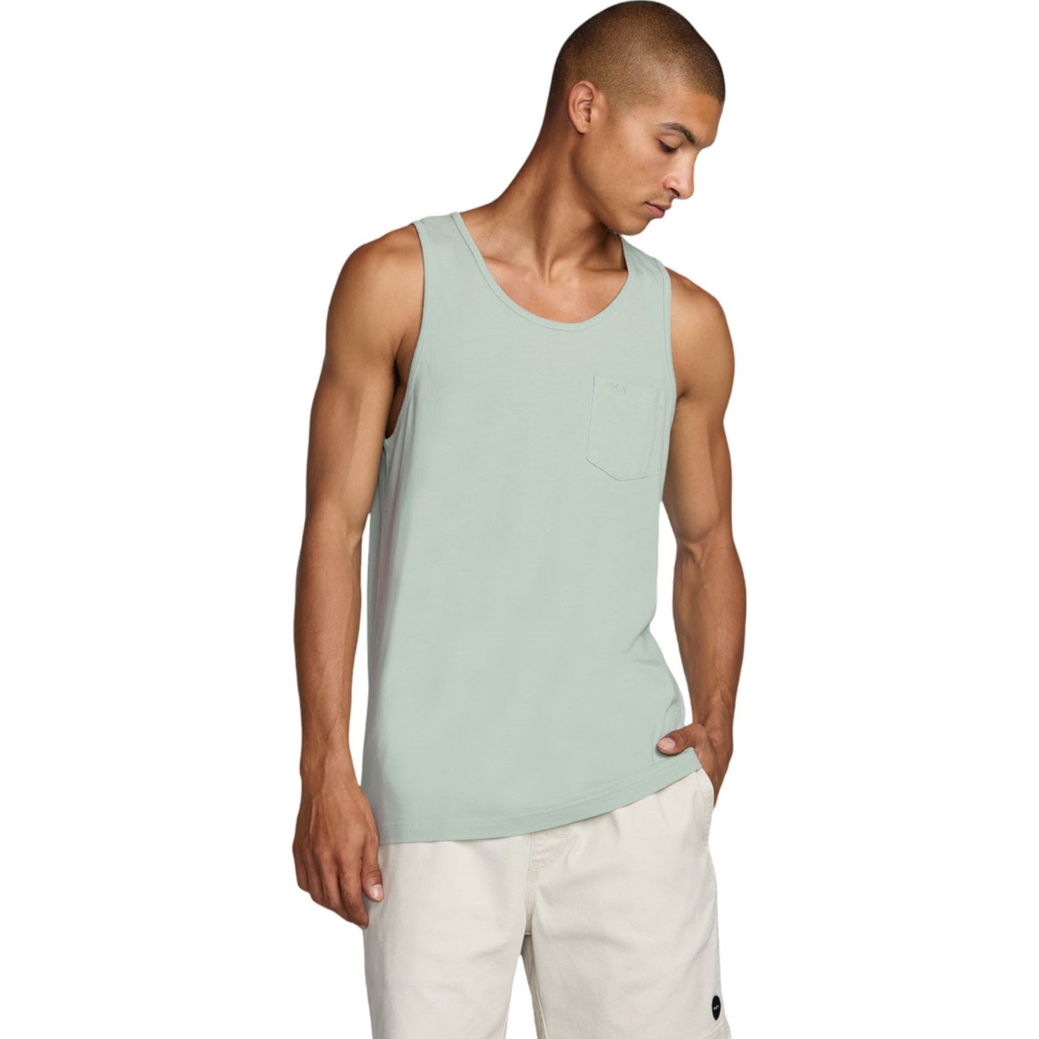 RVCA PTC Pigment Tank Top - Men's Ceramic, XL RVCA PTC Pigment Tank Top - Men's Ceramic, XL
