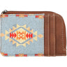 Wrangler - Womens Southwestern Art Print Mini Zip Card Case