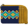 Wrangler Southwestern Art Print Mini Zip Card Case Wallet