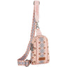 Wrangler - Womens Aztec Print Crossbody Sling Chest Bag