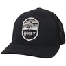Hooey - Mens Cheyenne Hooey Black 5-Panel Flexfit With Black / White Patch - S/M