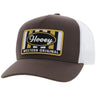 Hooey - Mens Sudan 5-Panel Trucker Cap With Rectangle Patch