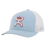 Hooey - Mens Coach Light 5-Panel Flexfit Cap With Hands Up Logo