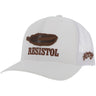 Hooey - Mens Resistol 6-Panel Trucker Cap With Leather Feather Logo