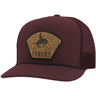 Punchy - Mens Cavvy 5-Panel Trucker Cap With Patch